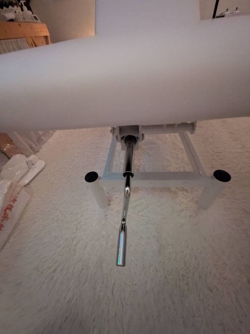 ★m★ホワイト エステマッサージベッド 高さ調整可能