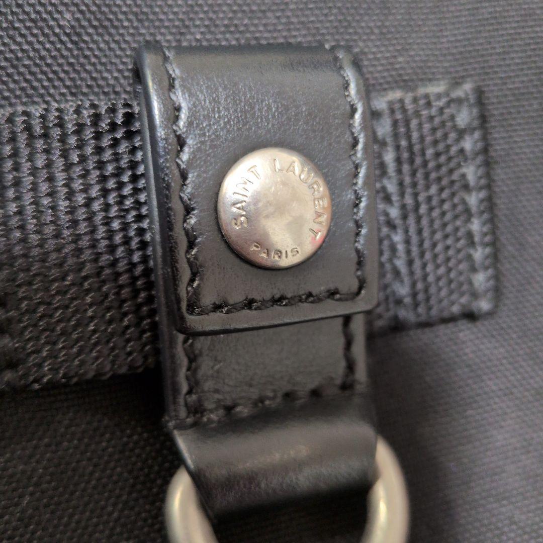 サンローランパリ ショルダーバッグ リビングトン ブラック キャンバス