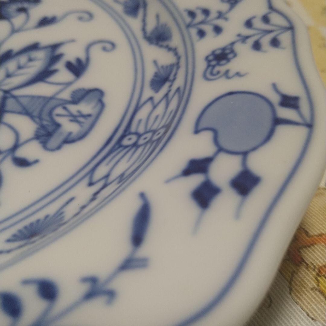 ♥マイセン　ブルーオニオン　刻印800101−501 ケーキプレート２枚セット