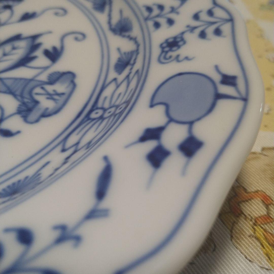 ♥マイセン　ブルーオニオン　刻印800101−501 ケーキプレート２枚セット