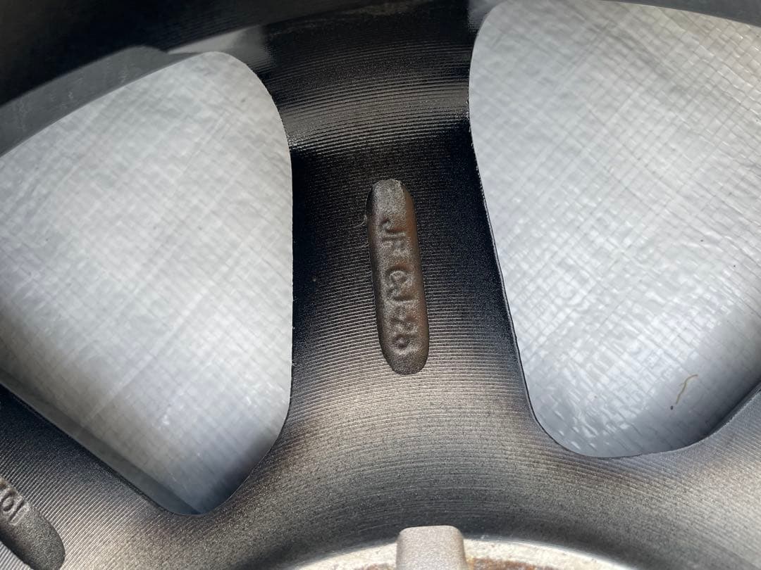 美品深溝23年 ダンロップ155/65R13 ［タイヤホイールセット］黒ホイール