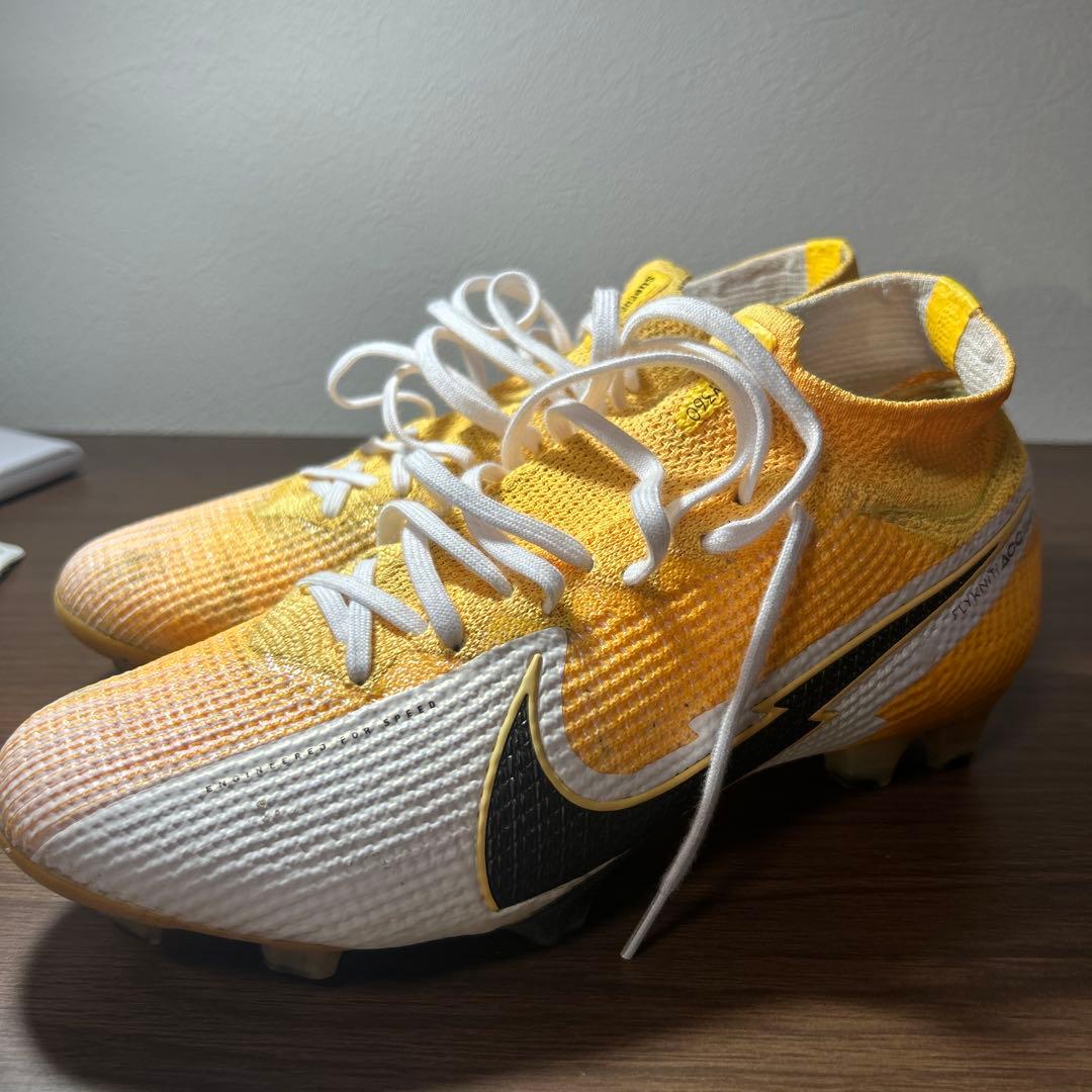 Nike マーキュリアル　スーパーフライ7 エリートFG 24.5cm イエロー