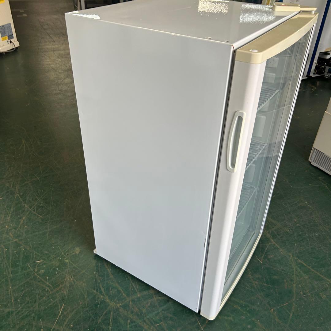 143業務用 冷蔵ショーケース オフィスコンビニ XW-105 左右開き 小型