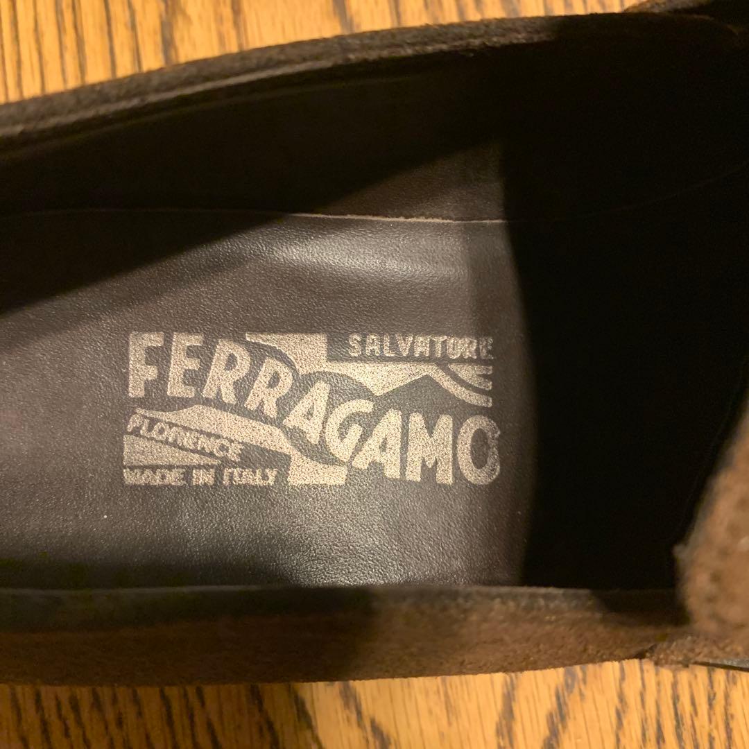 Ferragamo /スエード /ガンチーニシルバー金具/