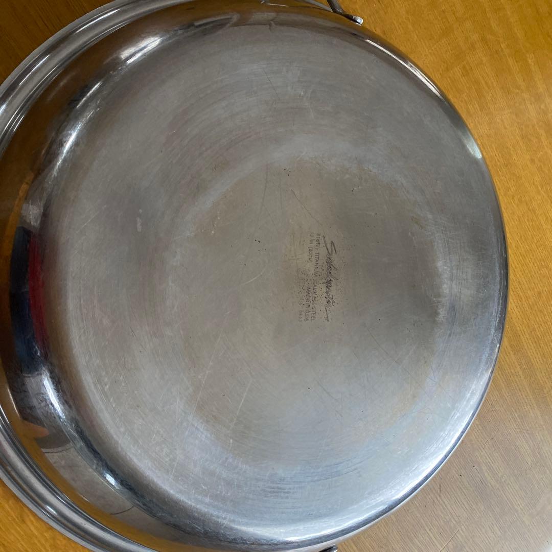 サラダマスター鍋フライパン大　持ち手2つ、布持ち手2つ　パエリア鍋無水調理