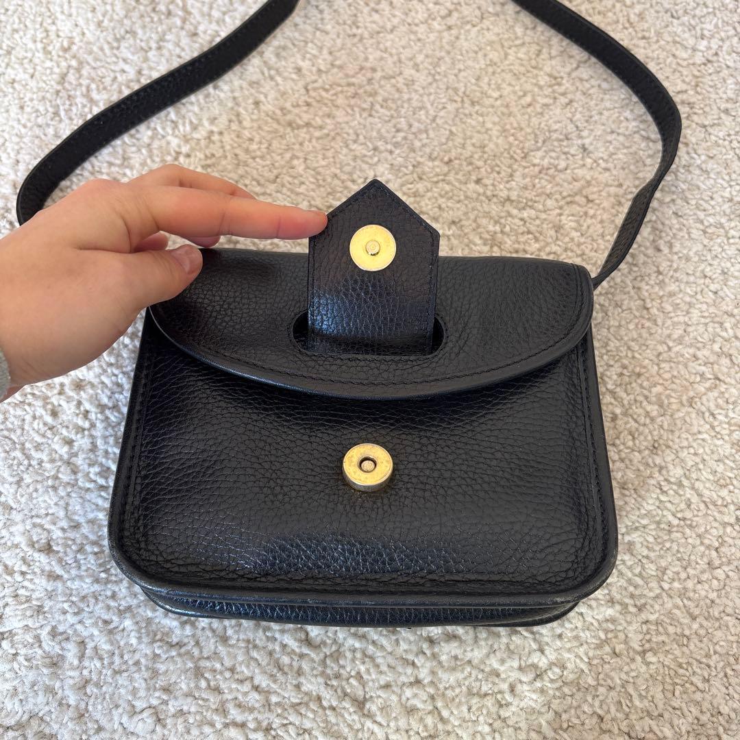 CELINE　リングガンチーニ　レザーショルダーバッグ