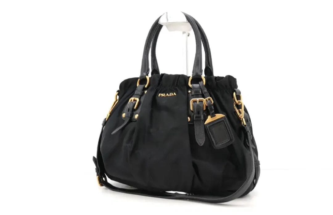 PRADA BR4258 美品　ショルダーバッグ　ブラック