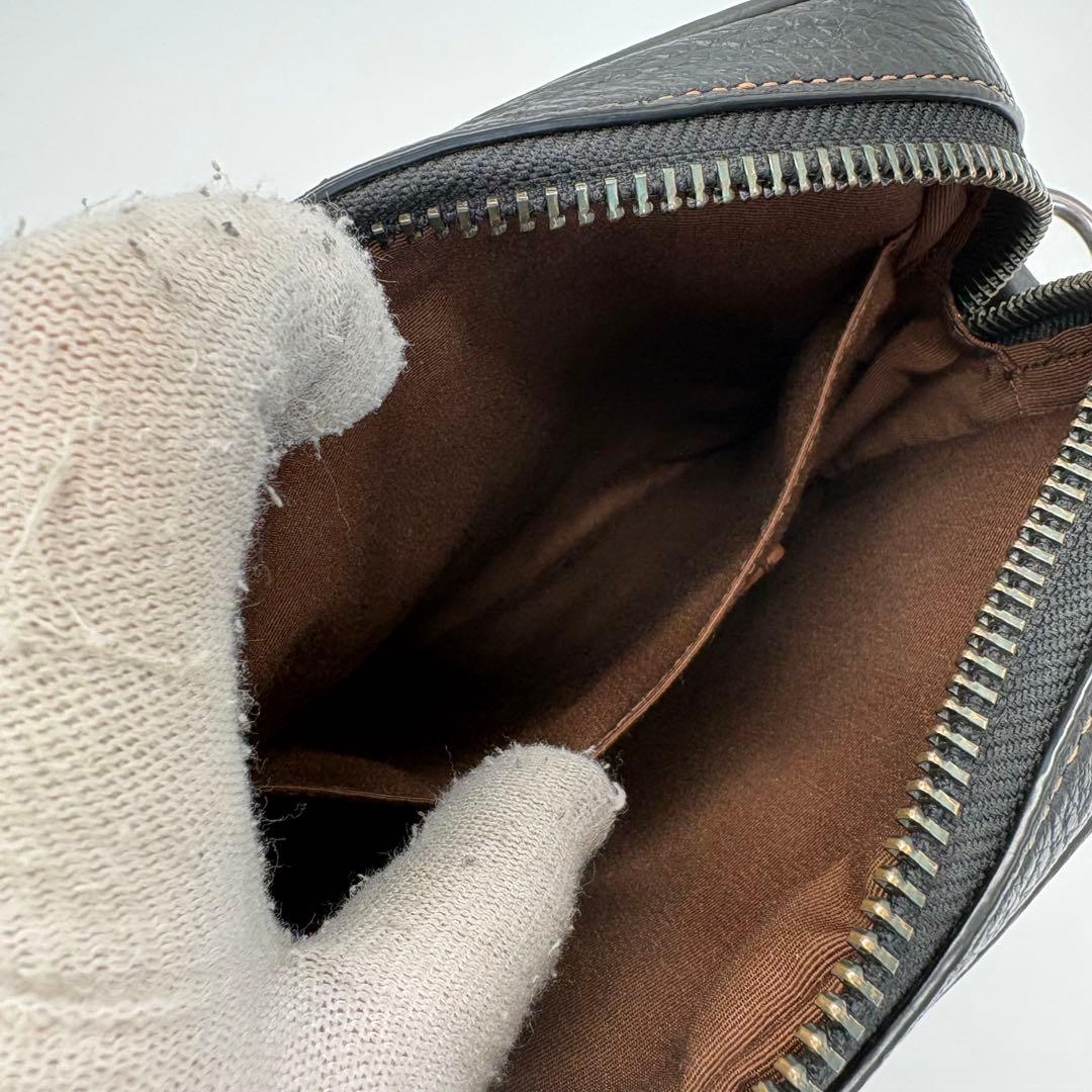 極美品✨コーチ ショルダーバッグ サリバン PVC シボ革 シグネチャー