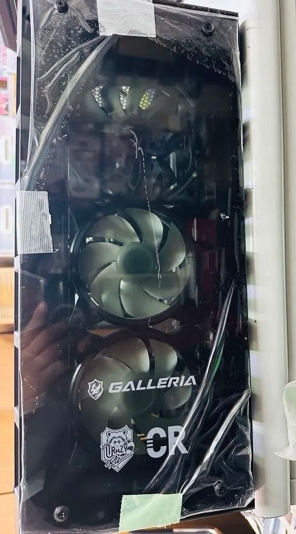 現状品ガレリアCrazy Raccoon コラボゲーミングPC透明ガラスケース