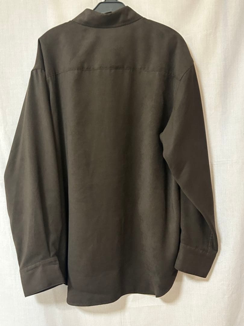 BEAUTY&YOUTH スエードライク シャツ ウォッシャブル