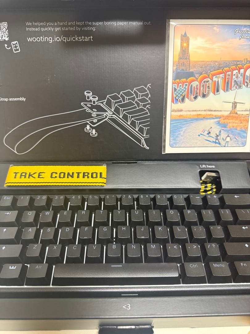 【ルブ済】 Wooting 60HE ラピッドトリガーキーボード