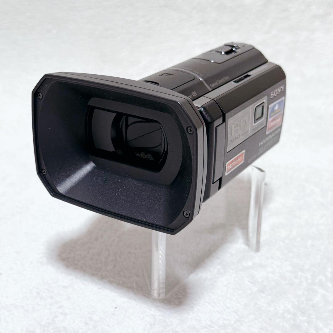 極美品　SONY　HDR-PJ590V HD　ビデオカメラ　バッテリー　2個付