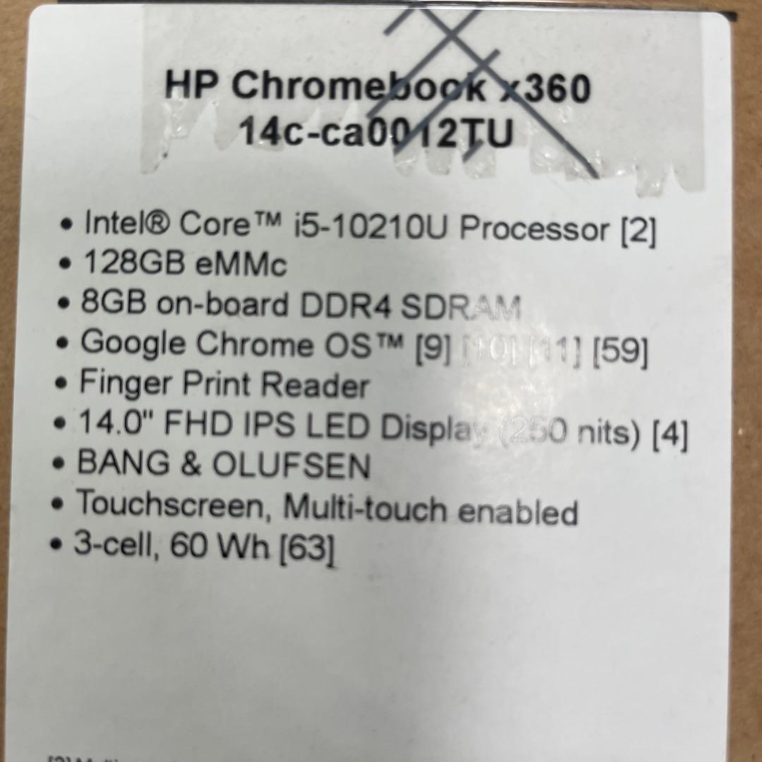 値引き　HP Chromebook X360 14C-ca12TU