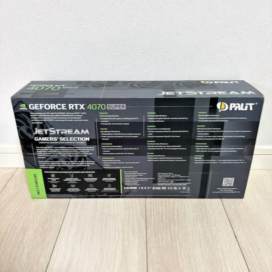 【早い者勝ち】GeForce RTX 4070 SUPER / 12GB