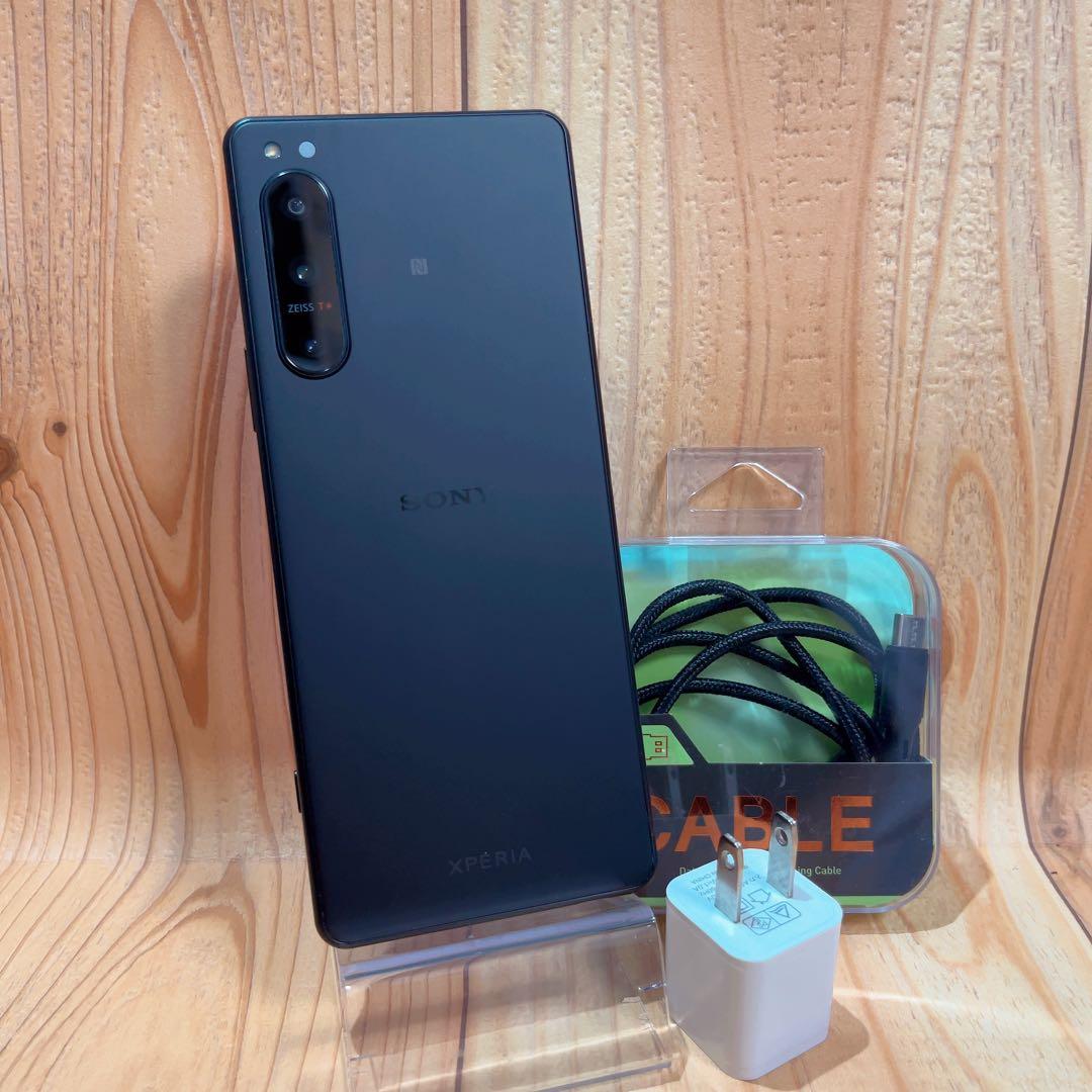 SIMフリー 本体 Xperia 5 Ⅳ 128GB 271 ブラック 電池良好
