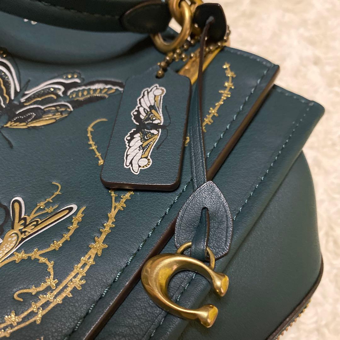 COACH コーチ　2way ハンドバッグ　ショルダーバッグ　バタフライ