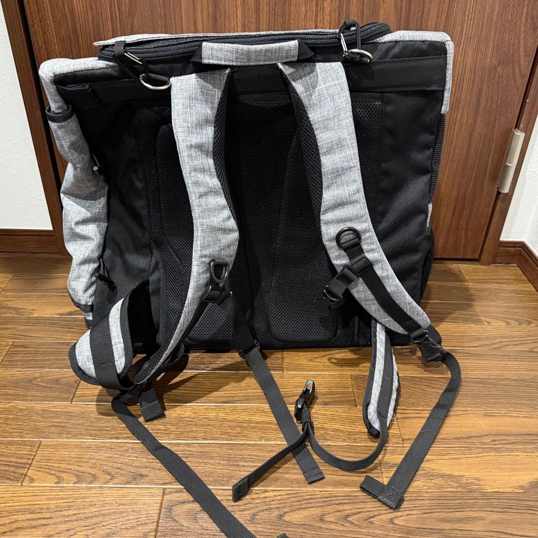 エアバギー 3ウェイバックパックキャリー [ワイドサイズ] クールグレー