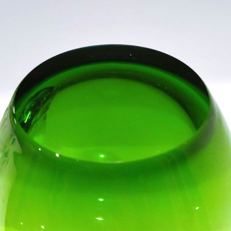 LSA フラワーベース ガラス 花器 ロング ブルー グリーン 高さ50cm