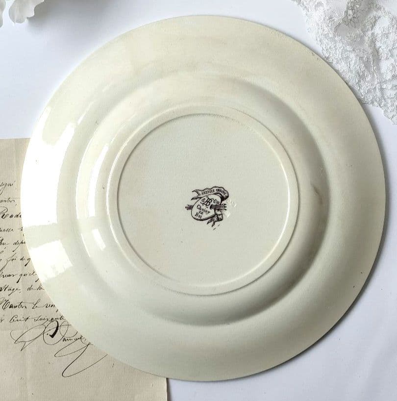 美品　ジョワジールロワ　平皿　フランスアンティーク