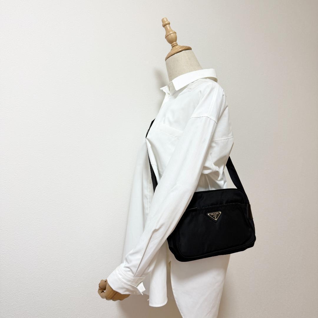 ✨極美品✨ PRADA プラダ テスートナイロン ショルダーバッグ クロスボディ