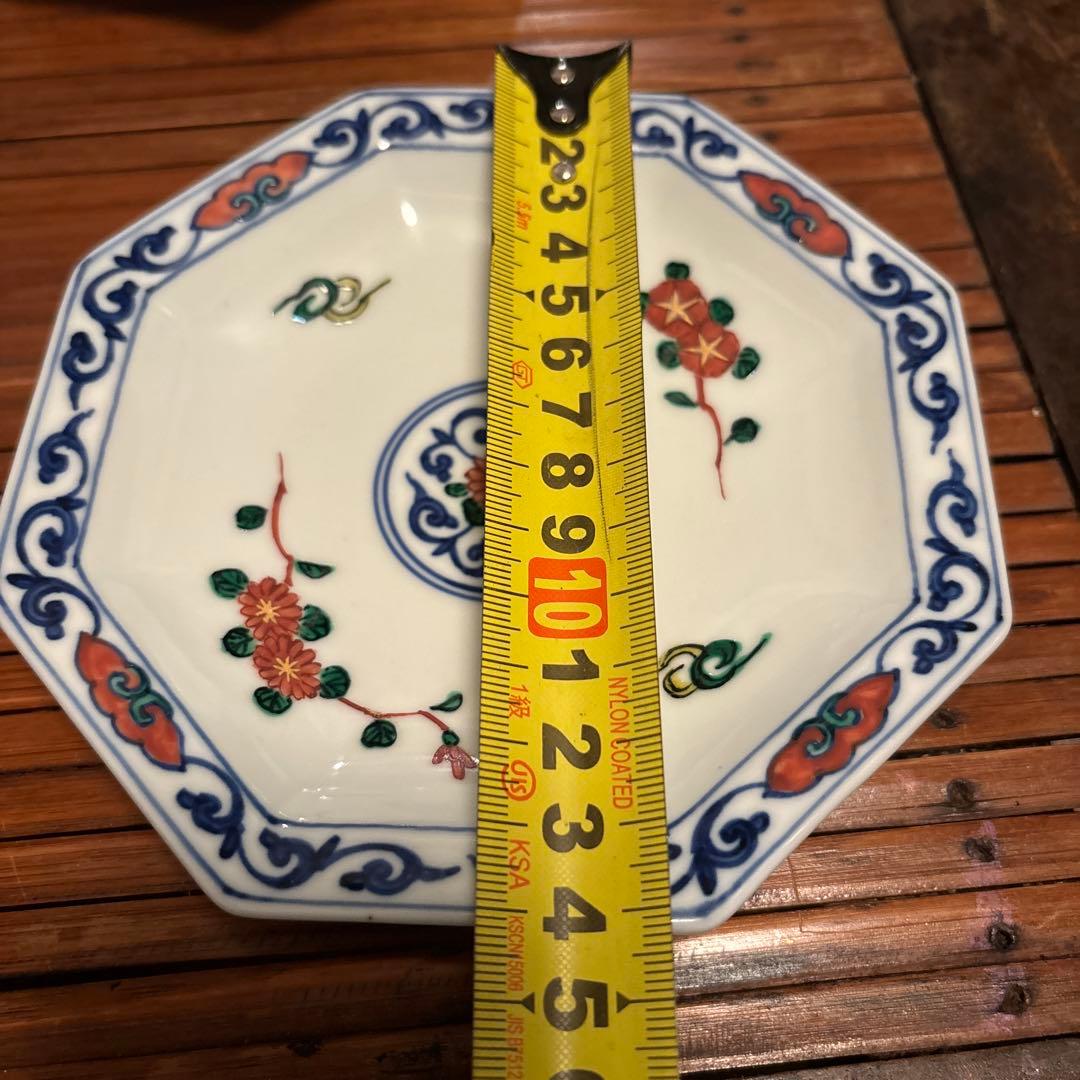 渋草焼芳国舎　六角皿4枚セット