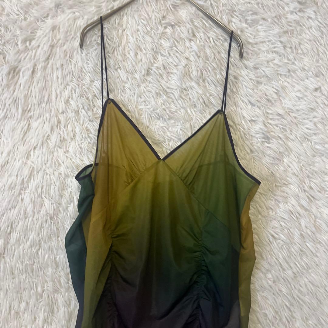 トップス Ameri MEDI GRADIENT SHEER SET TOP M