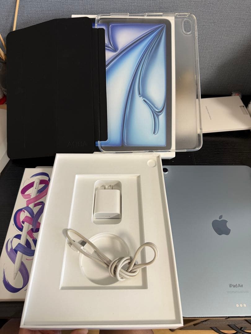 【Apple Pencil Pro付】iPad Air M2 128GB ブルー