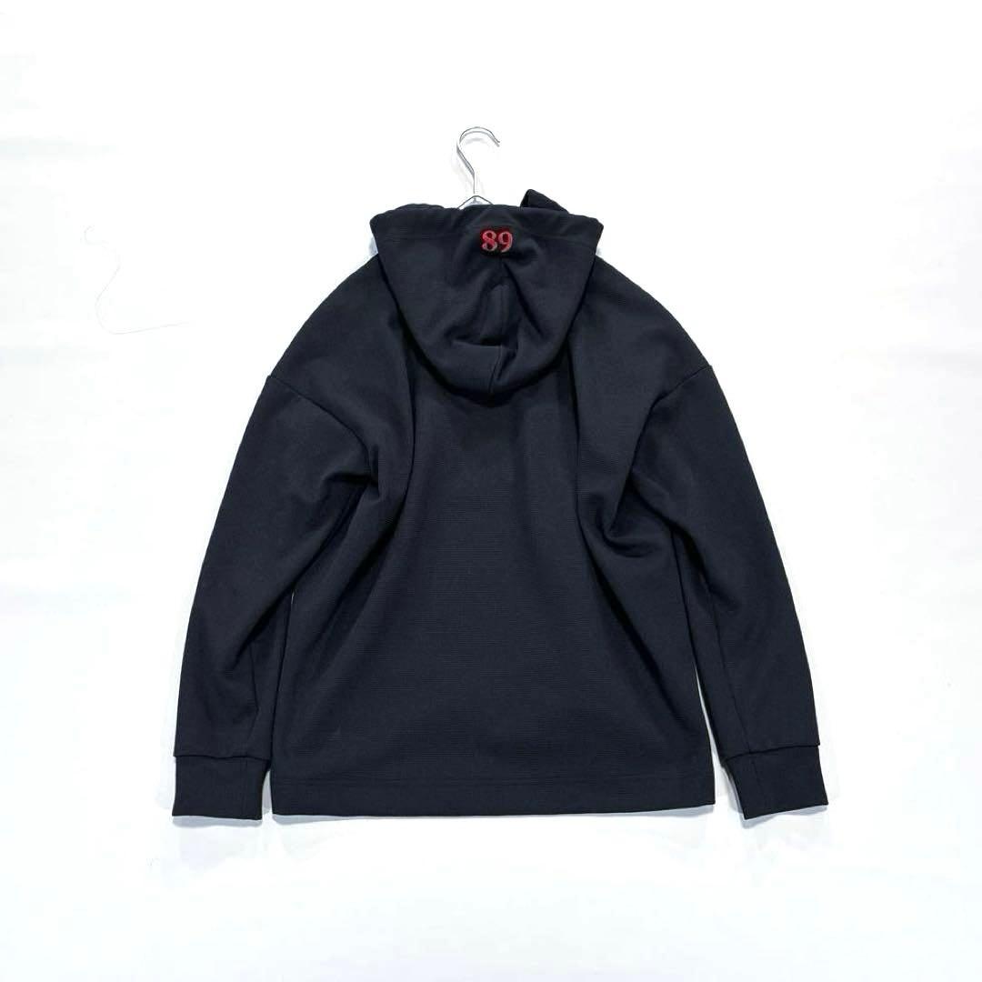 パーリーゲイツ　フード付きプルオーバー　パーカー　フーディー　ブラック　0/S