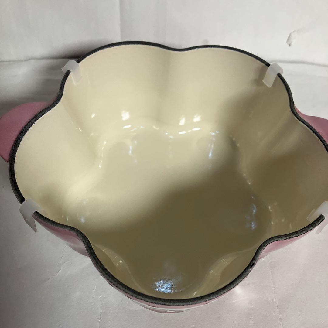 R*a様 ル・クルーゼLECREUSETココットフルール　希少ブーケピンク20セ