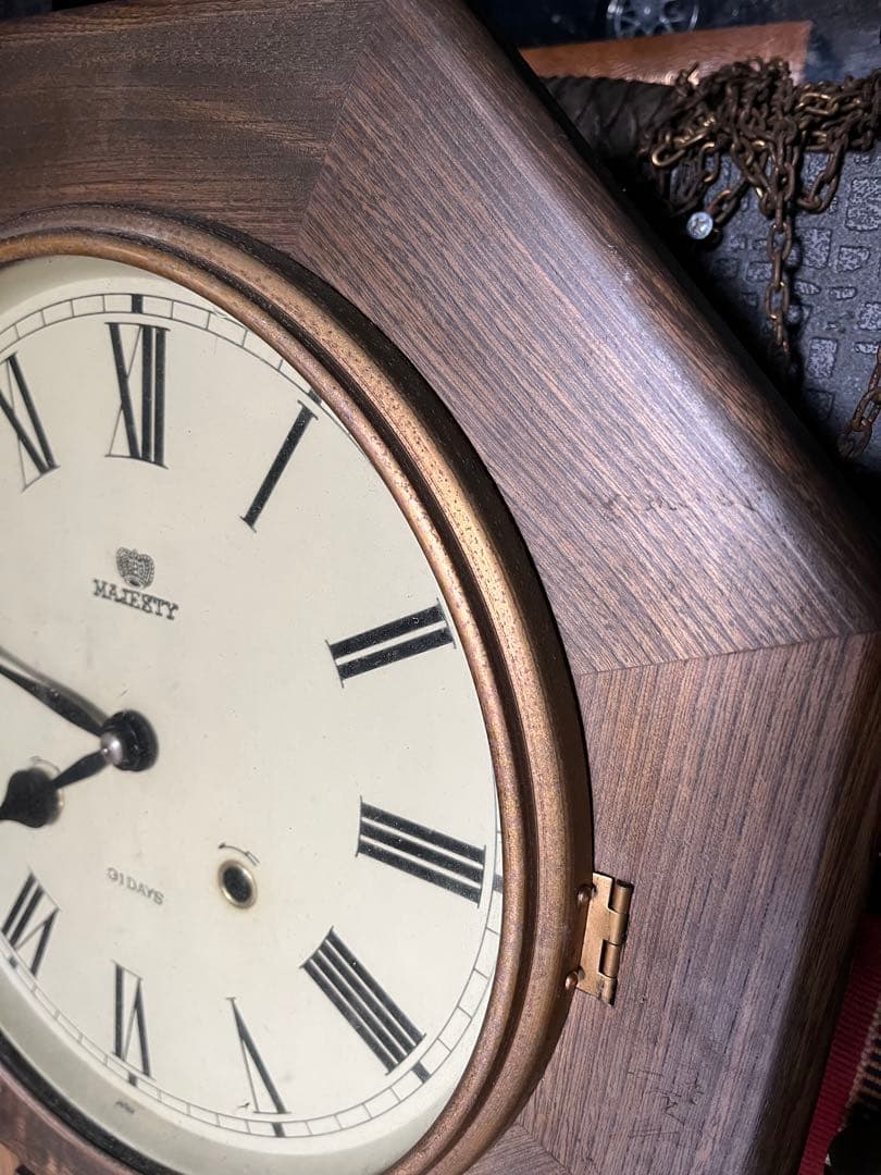 タケダゼンマイ振り子時計、タケダ時計、マジェスティ ゼンマイ振り子時計、昭和