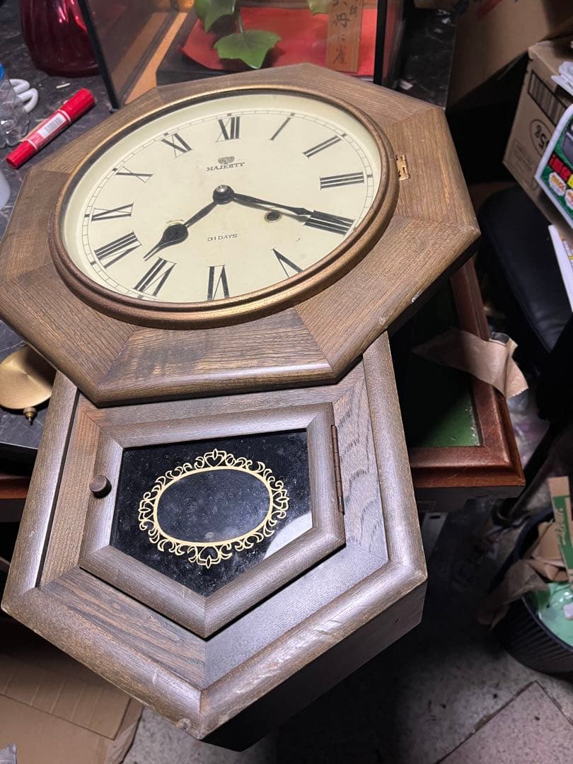 タケダゼンマイ振り子時計、タケダ時計、マジェスティ ゼンマイ振り子時計、昭和