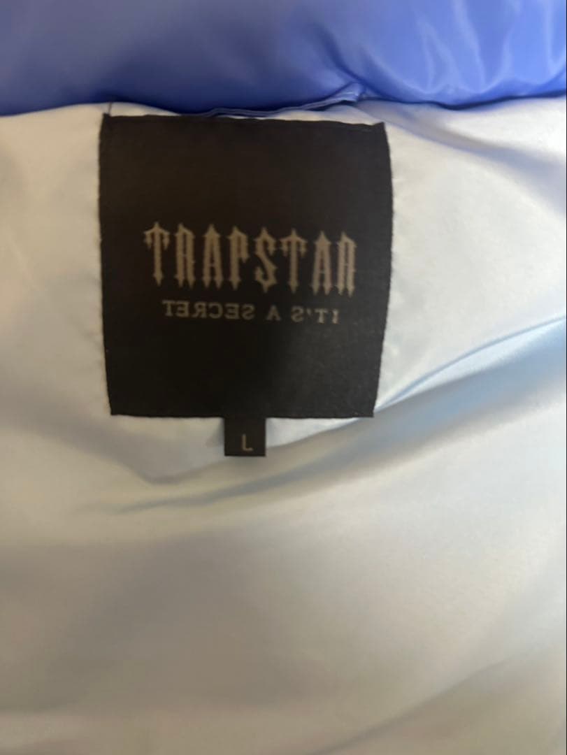 TRAPSTAR 青と白のベスト Lサイズ