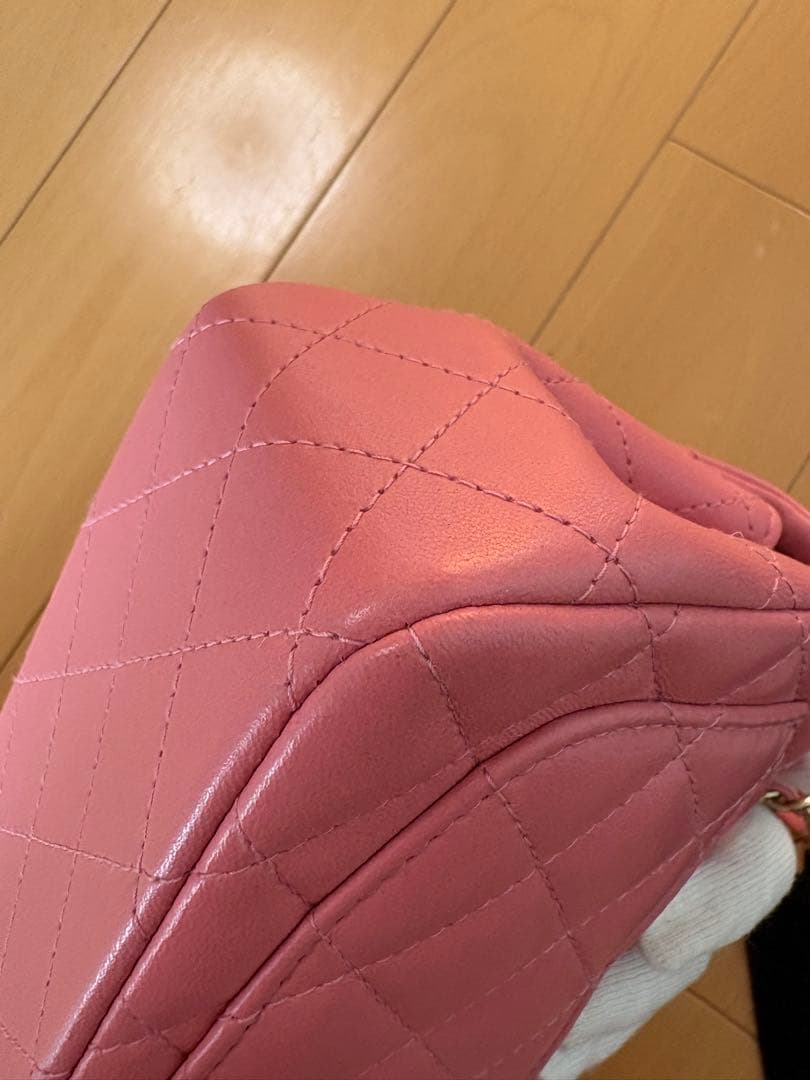 ジ*ー様 極美品 CHANEL ミニマトラッセ ベイビーピンク