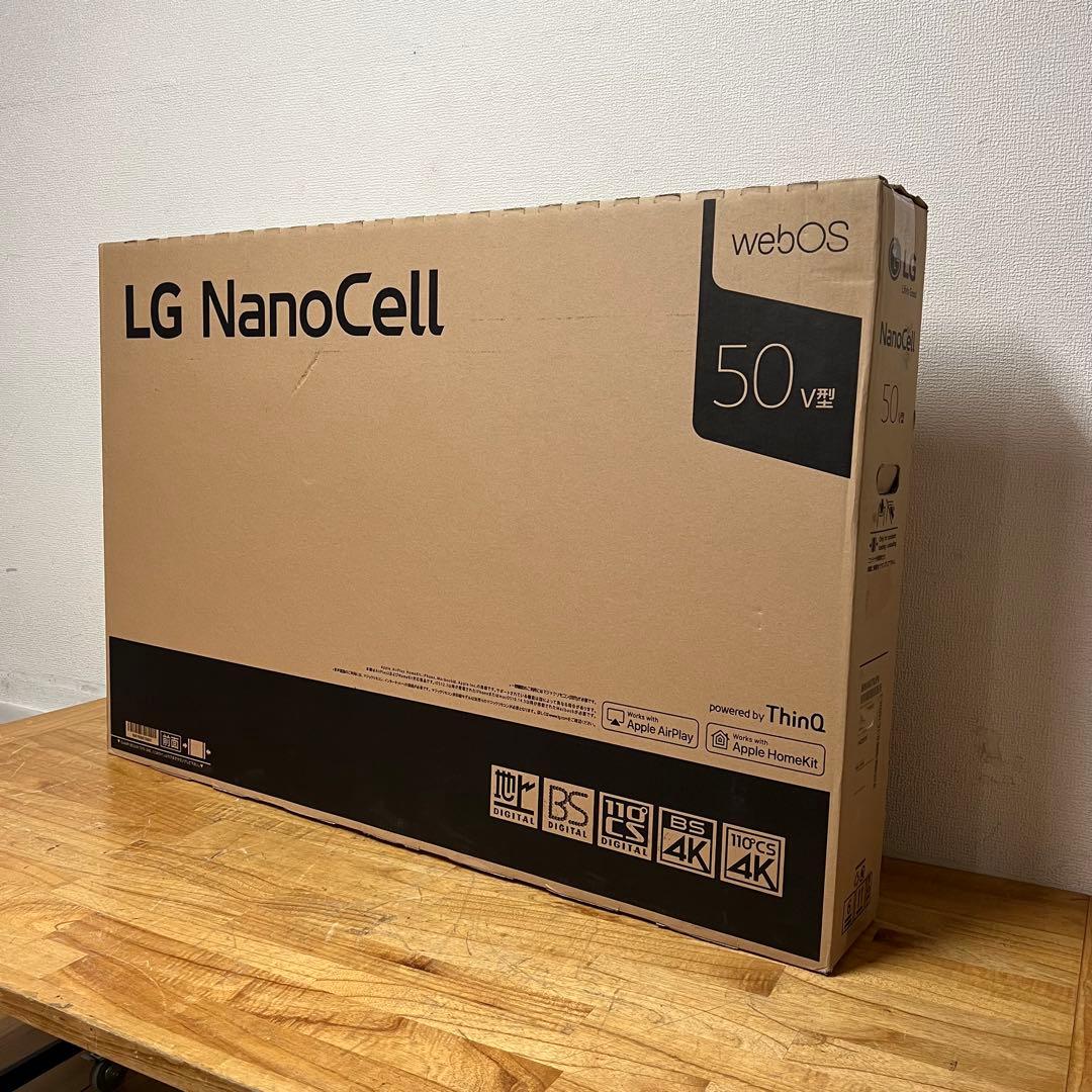 全国送料込❣️新品保管品。次世代LG50型4KNanoCell TV