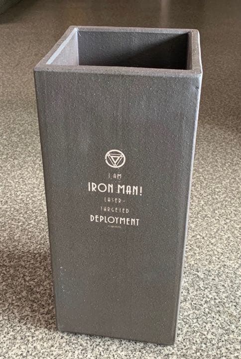 【レア】アイアンマン　信楽焼　傘立て