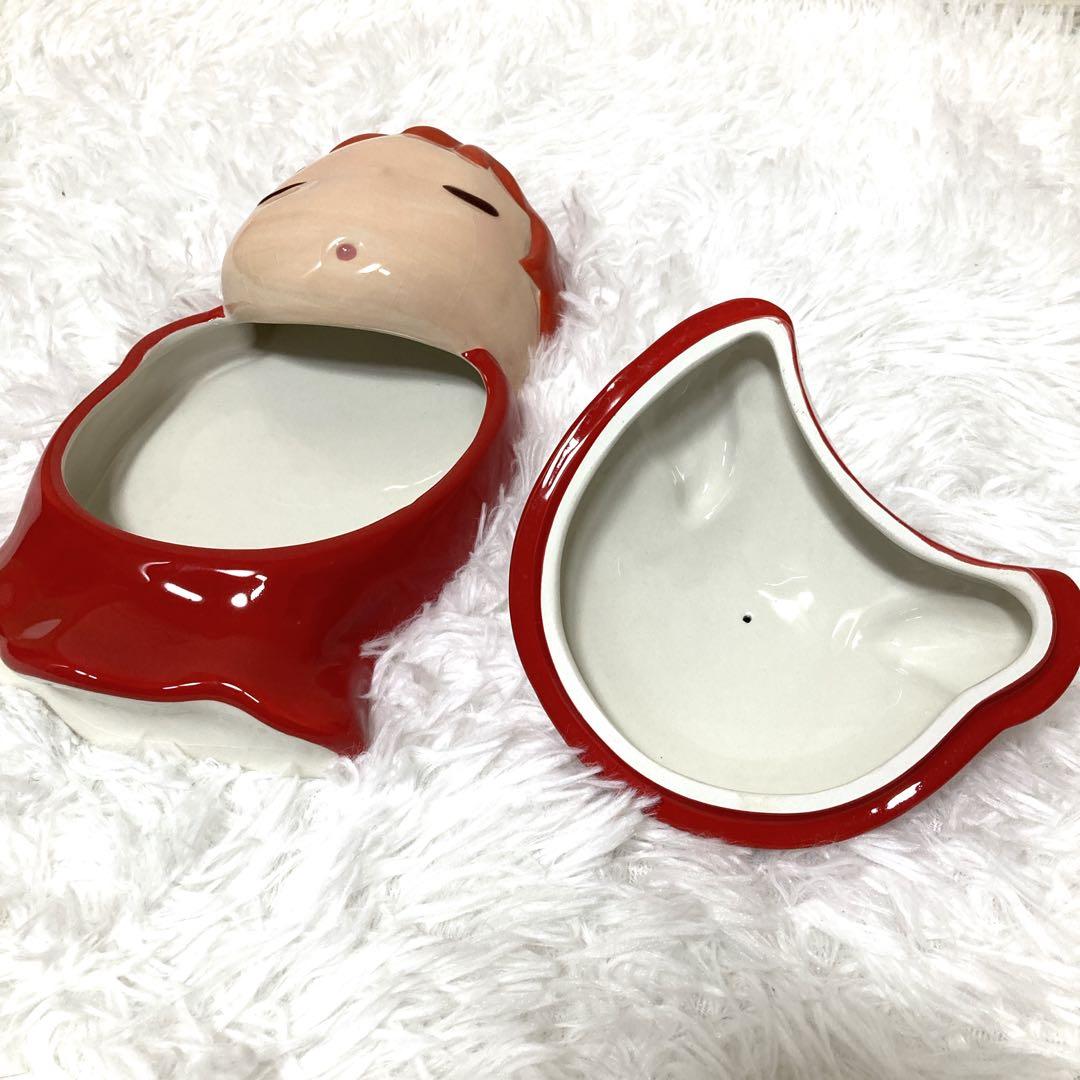 ♡激レア♡ ★極美品★ 崖の上のポニョ キャンディポット 陶器 ジブリ ポニョ