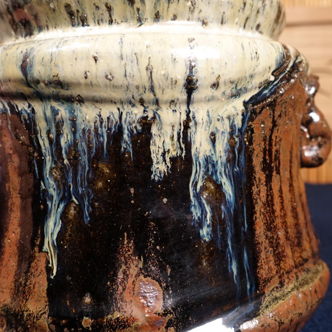 田中佐次郎 最上位作 朝鮮唐津 水指 釉調抜群の最高傑作 茶道具