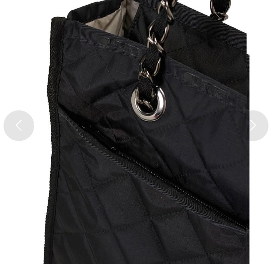 レスポートサック CHAIN TOTE オニキスチェーンキルト　ブラック