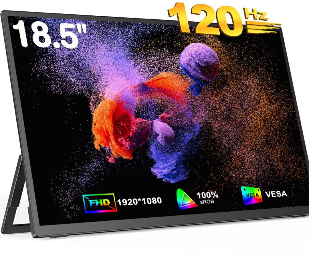 【美品】18.5インチ 120Hz モバイルモニターEVICIV 薄型