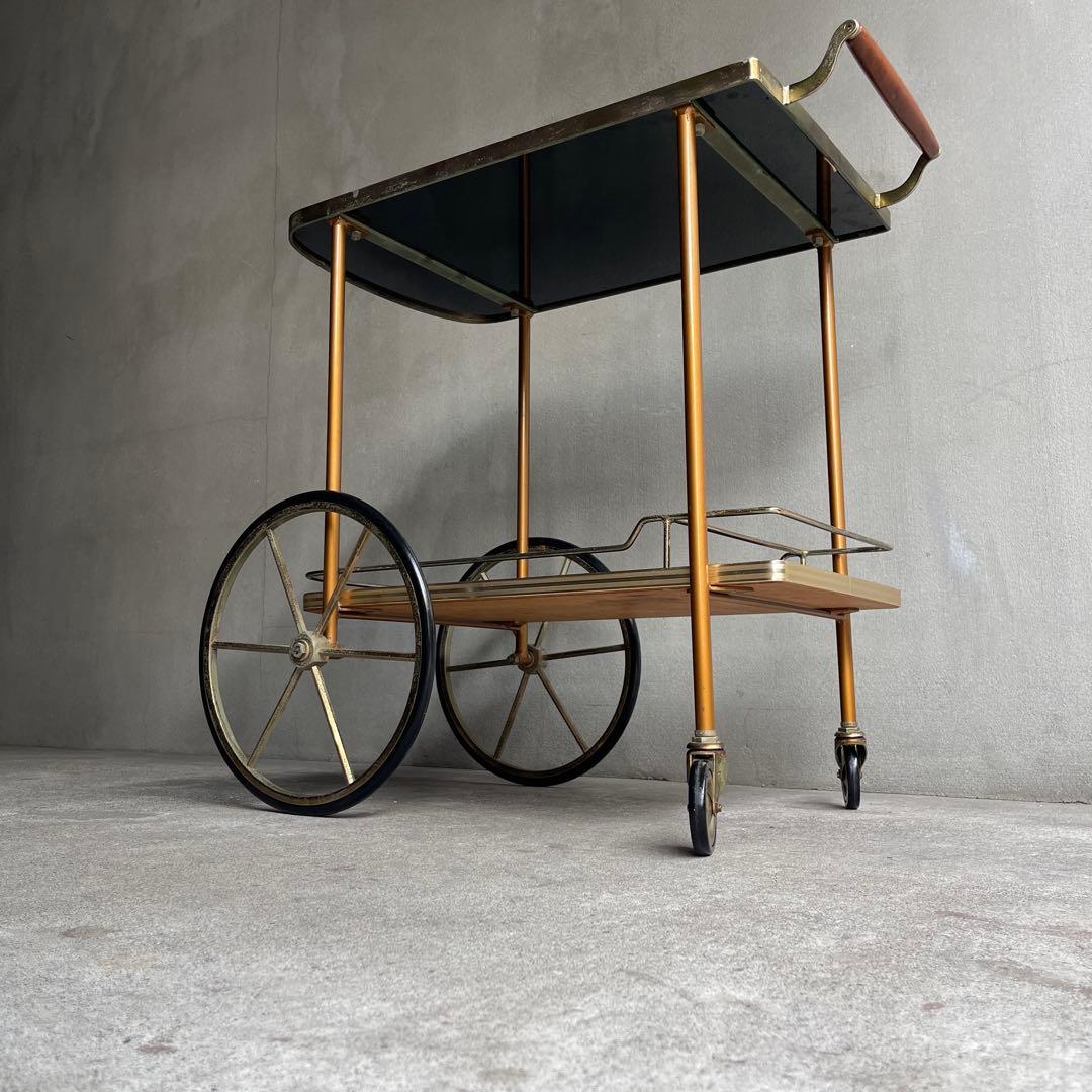 英国　PILKINGTON キッチンカート　ティートロリー　オールドヴィンテージ