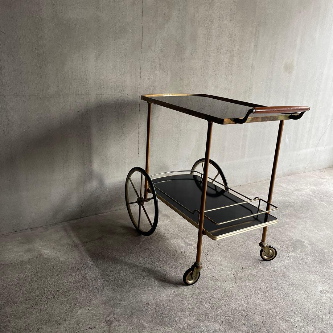 英国　PILKINGTON キッチンカート　ティートロリー　オールドヴィンテージ