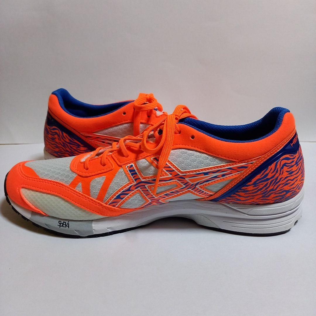 (未使用品) アシックス ヒートレーサー オレンジ 27cm