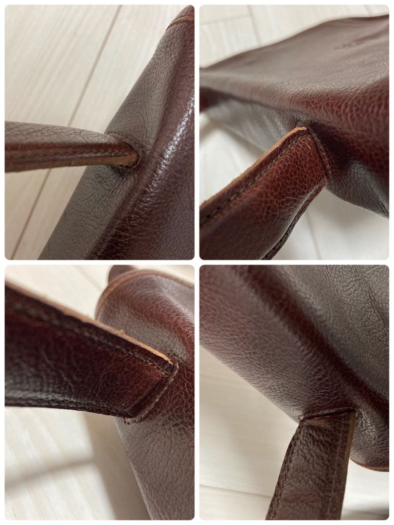 【ヴィンテージ】イルビゾンテ　ショルダーバッグ　レザー　ロゴ型押し　ブラウン