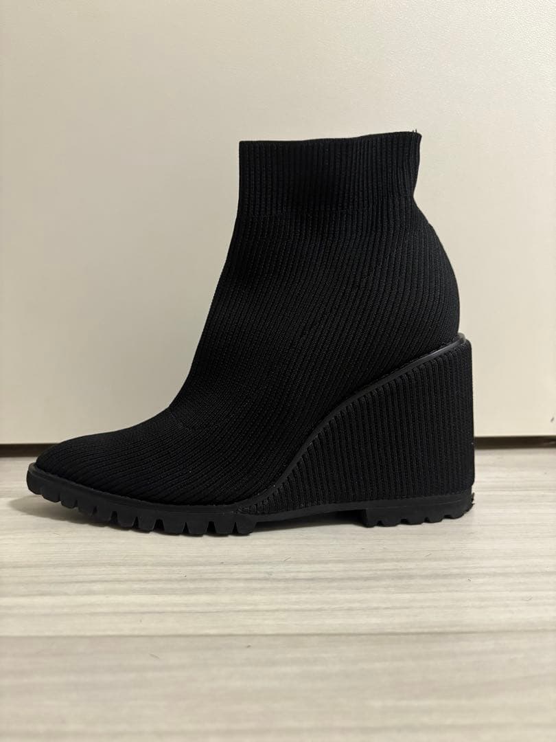 【美品】YELLO ONYX KNIT 3WAY ニット 厚底 ブーツ M