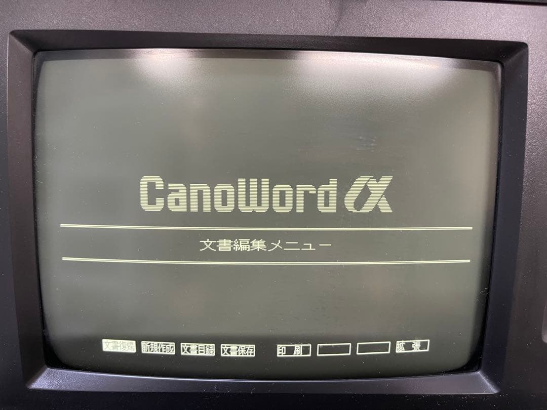 Canon キャノンワード CanoWord α5 SUPER