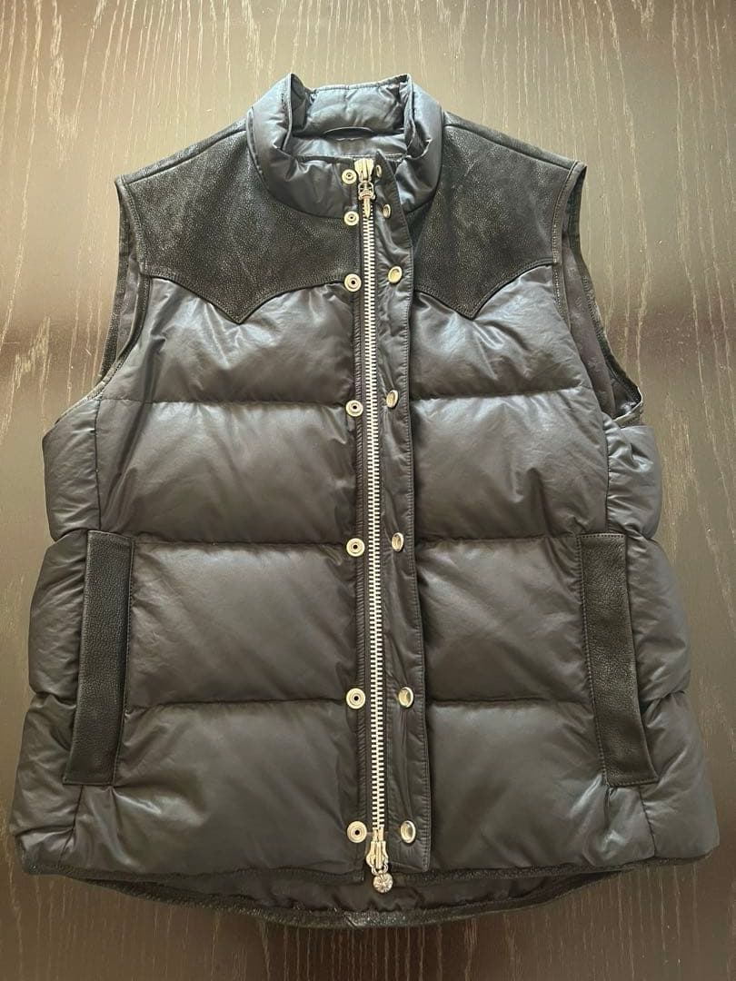 CHROME HEARTS PUFFY WSTRN クロムハーツ　ダウンベスト