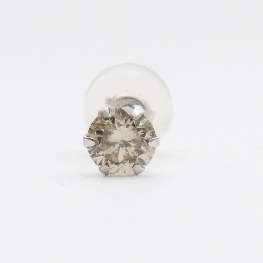 ア*ヤ様 本物保証 × 限定1点　Pt900 天然ダイヤモンド0.25ct 片耳