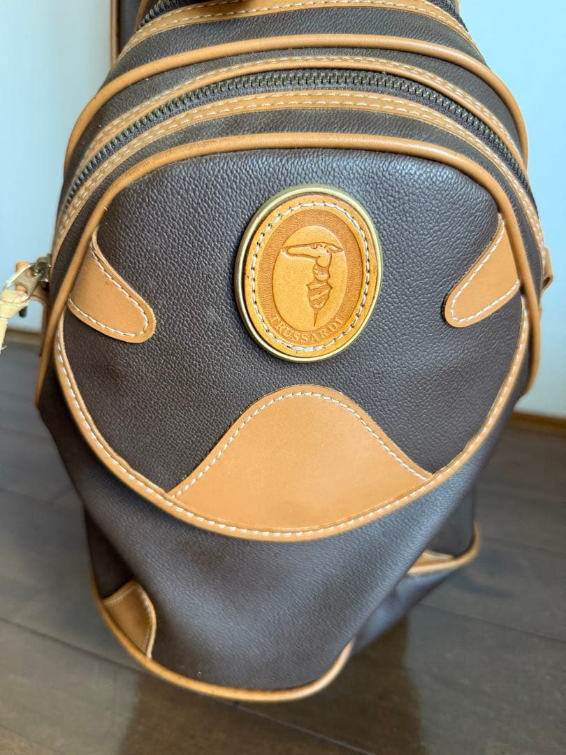 トラサルディ合成皮革 キャディバッグ