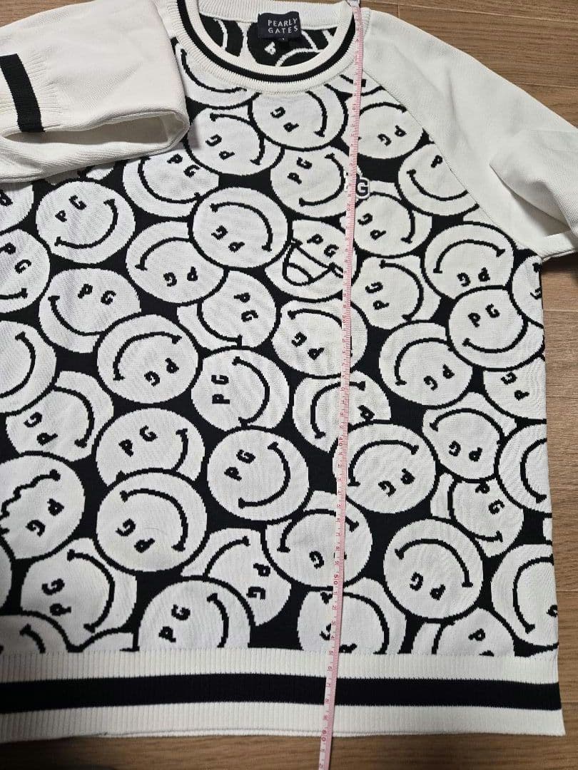 ❣️美品❣️パーリーゲイツPEARLY GATES☺ニコちゃん柄ニットセーター1
