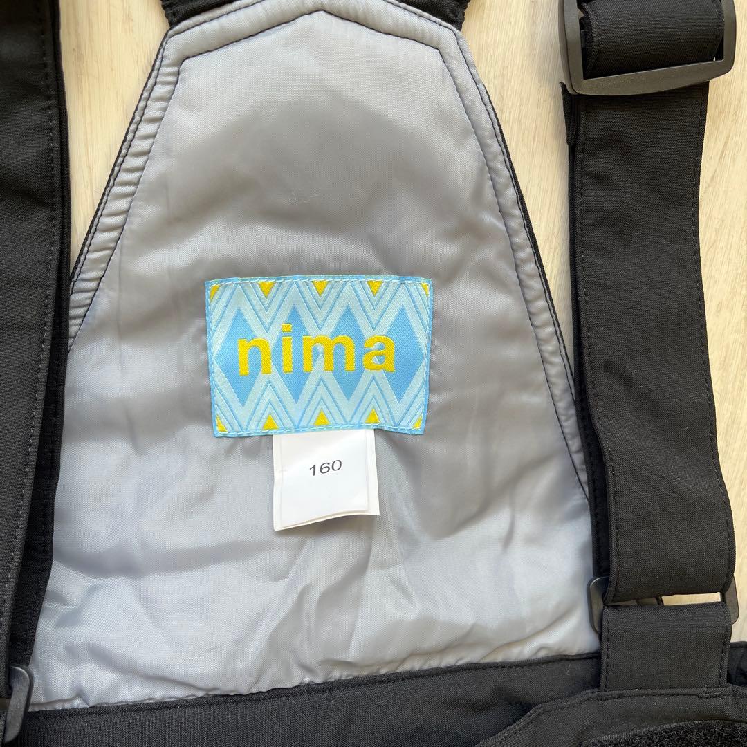 【中古】nima スノーウエア上下　１６０　ニット帽のおまけ付き